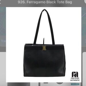 Salvatore Ferragamo Black Shoulder Bag